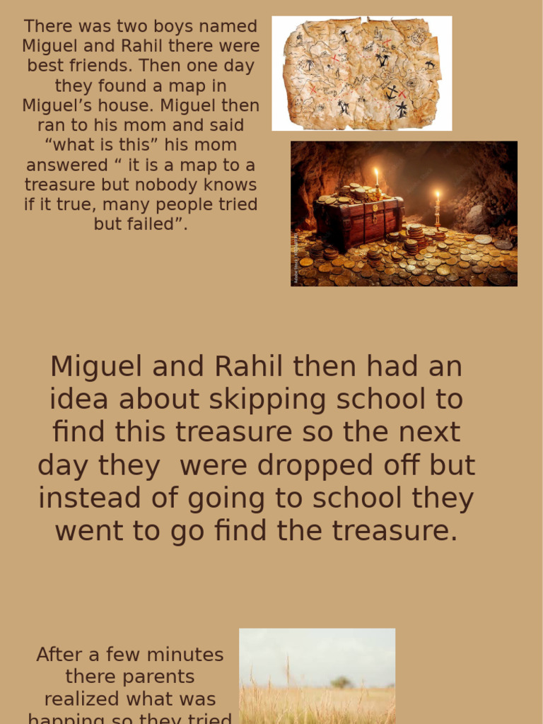 Treasure Hunt Adventure of Miguel and Rahil | PDF