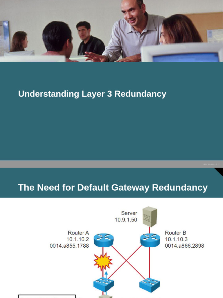 Layer 3 Redundancy with HSRP Guide | PDF | Router (Computing) | Network ...