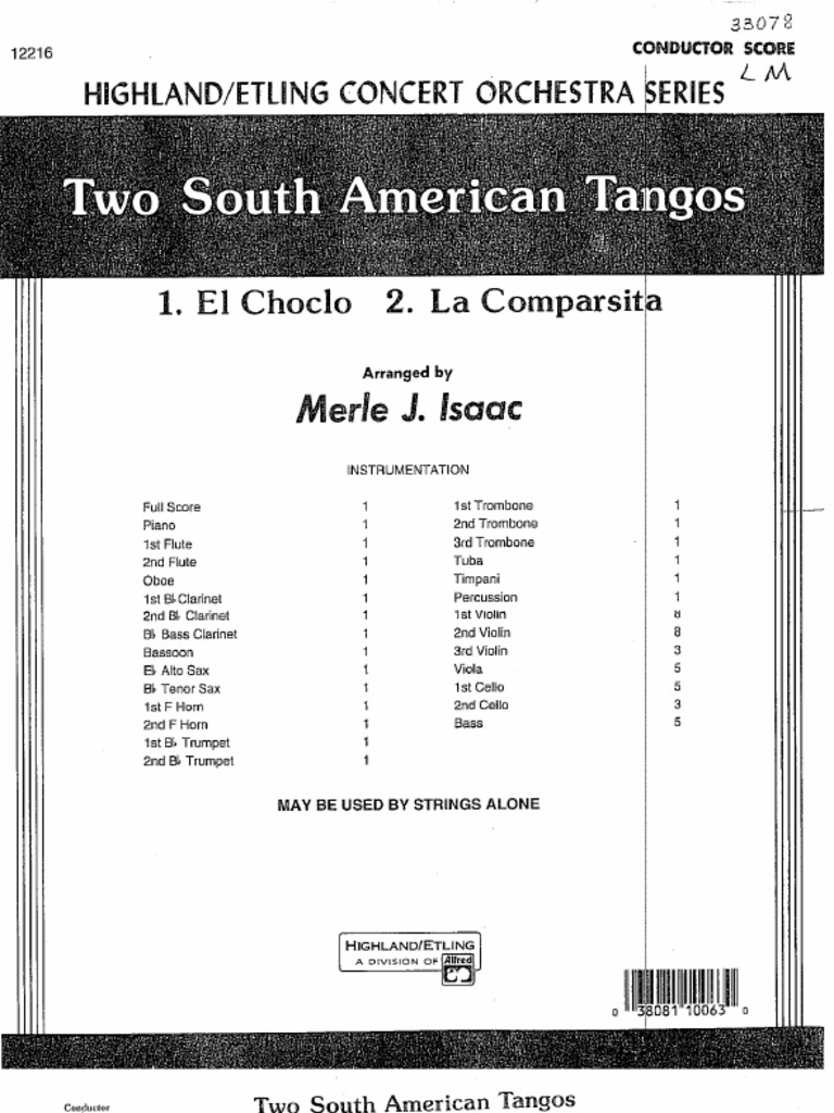 Dos Tangos SCORE | PDF