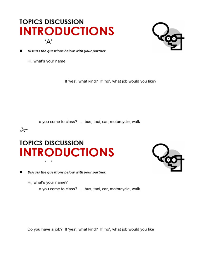 English Conversation Starters Guide | PDF