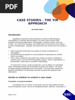 Understanding Yin's Case Study Method | PDF | Methodology | Qualitative ...