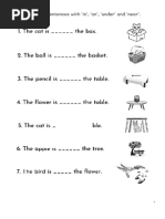 UKG English Worksheet with Answers | PDF