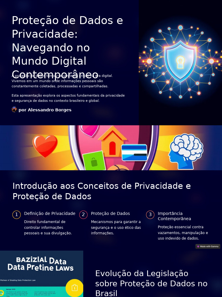 Protecao de Dados e Privacidade Navegando No Mundo Digital ...