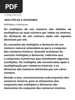 12 Exercícios de Múltiplos e Divisores para 7º Ano | PDF