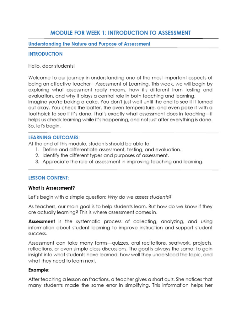 Introduction to Assessment in Education | PDF | Educational Assessment ...