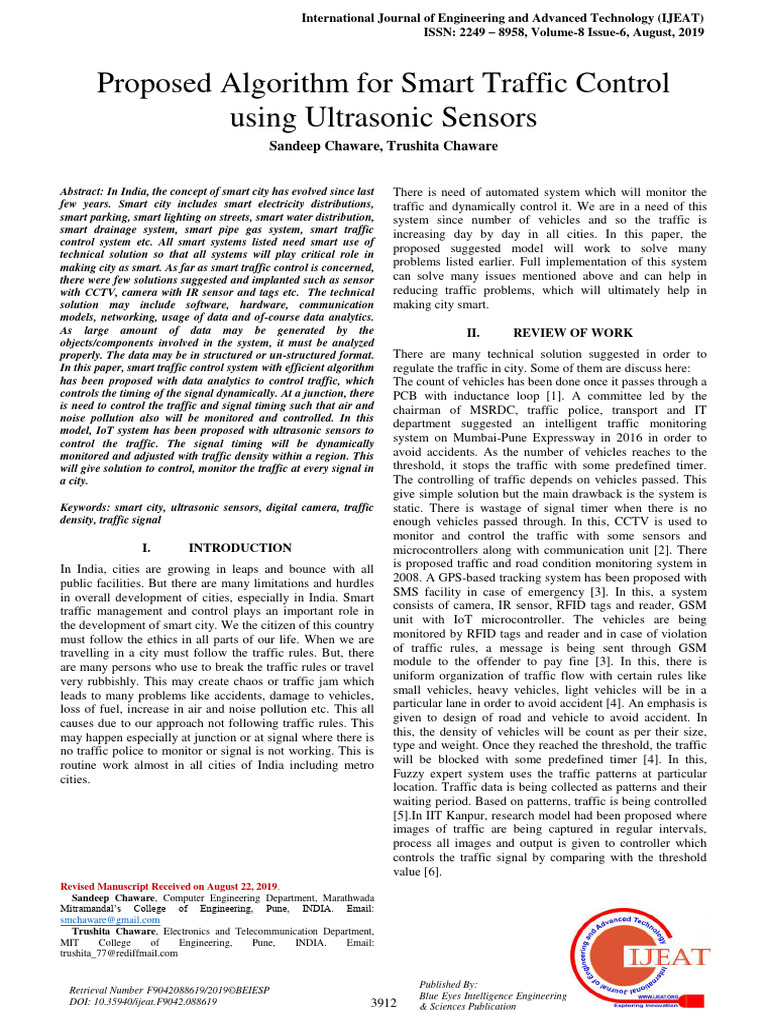 6 | PDF | Traffic | Microcontroller