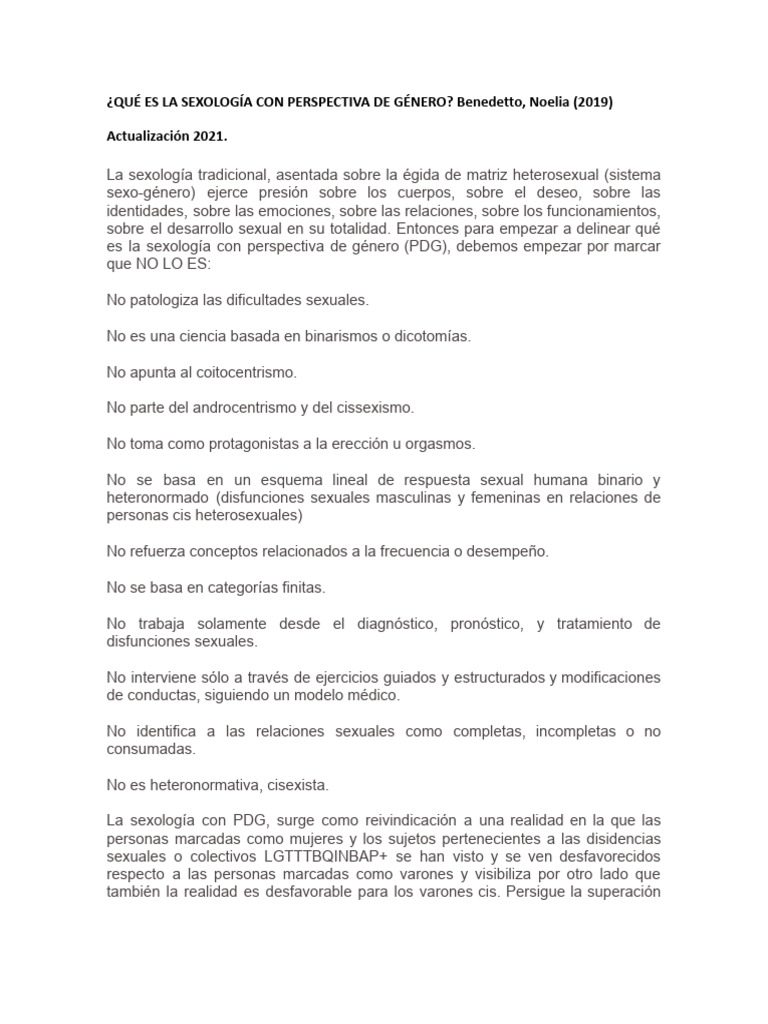 Sexología con Perspectiva de Género | PDF | La sexualidad humana ...
