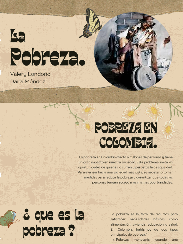 Pobreza en Colombia: Causas y Soluciones | PDF | Pobreza | Pobreza e ...