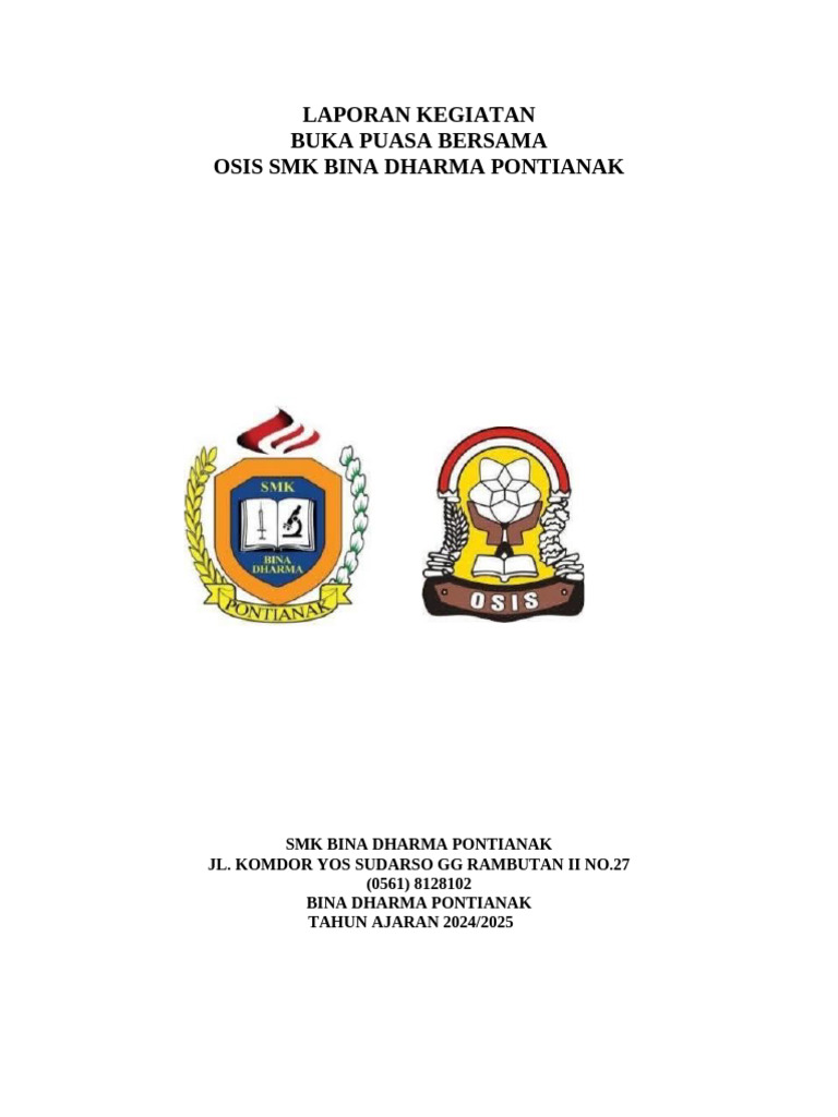 Cover Laporan Kegiatan Bukber 2025 Pdf
