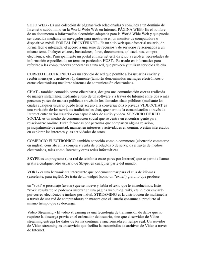 Sitio Web | PDF