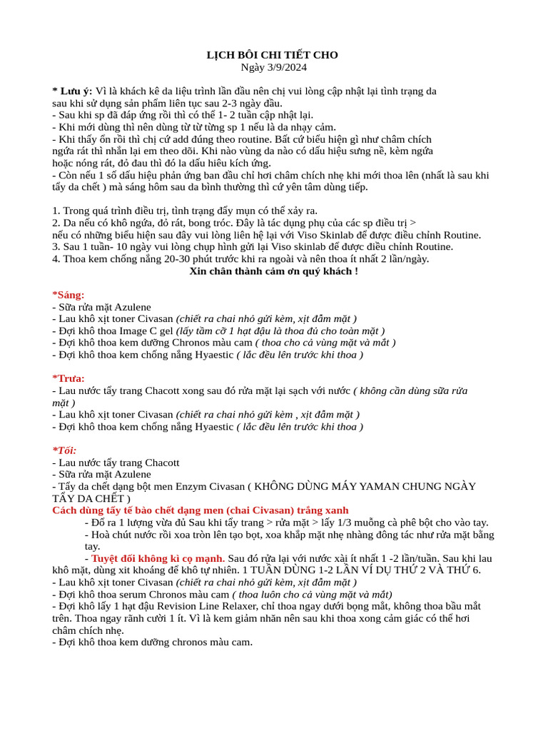 CHI TIẾT- HƯỚNG DẪN | PDF