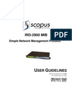 Mib IRD-2900 - SNMP - Rev. - 4.6