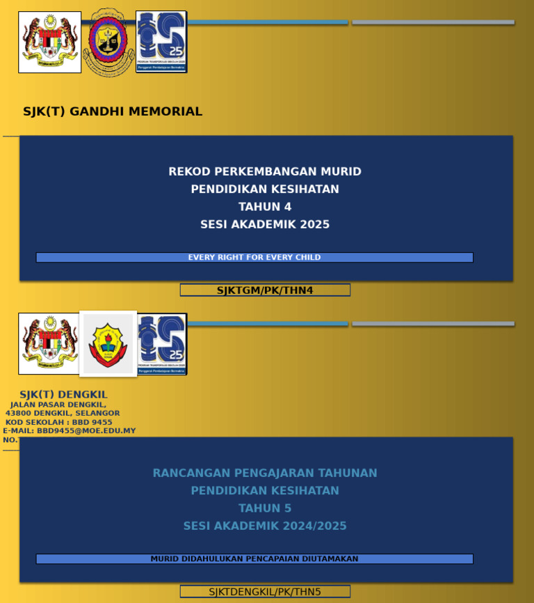 COVER MATAPELAJARAN RPT tahun 5 | PDF