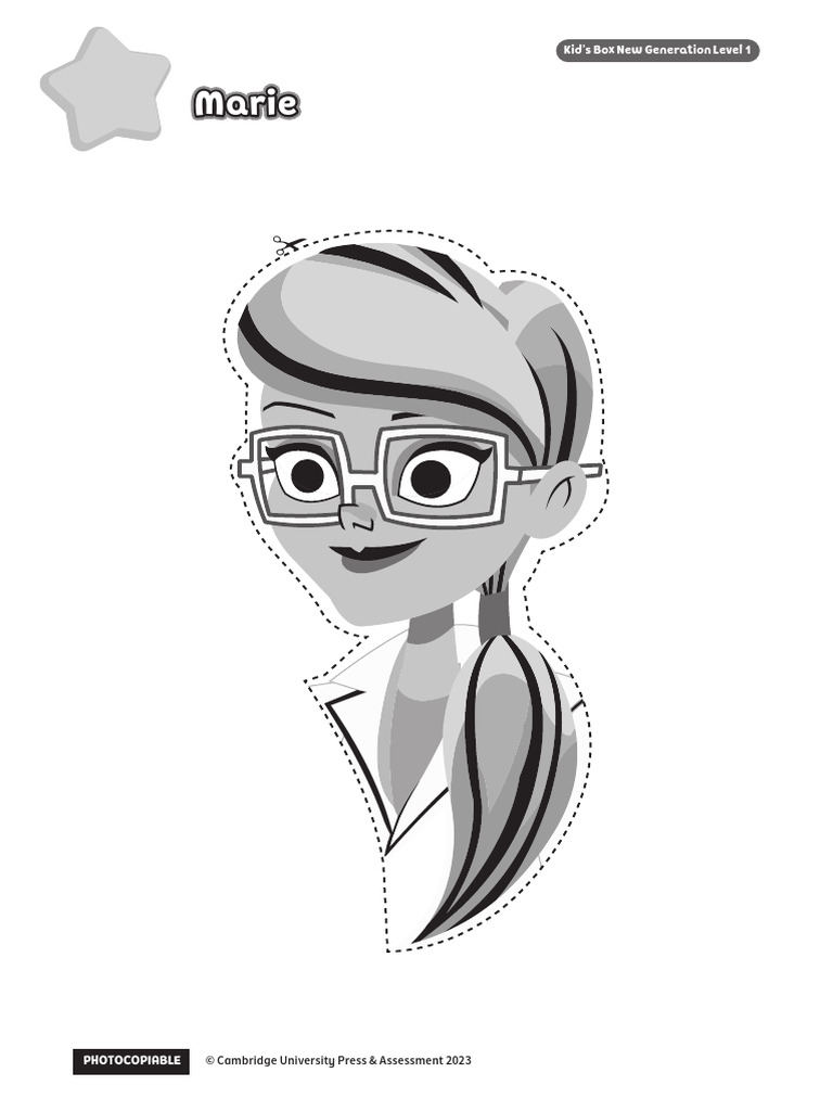 KidsBox Level1 Masks Marie | PDF