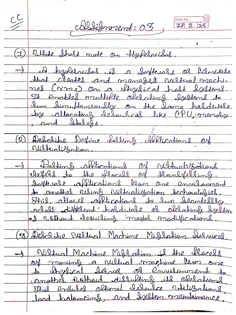 CC Assignment 3 | PDF