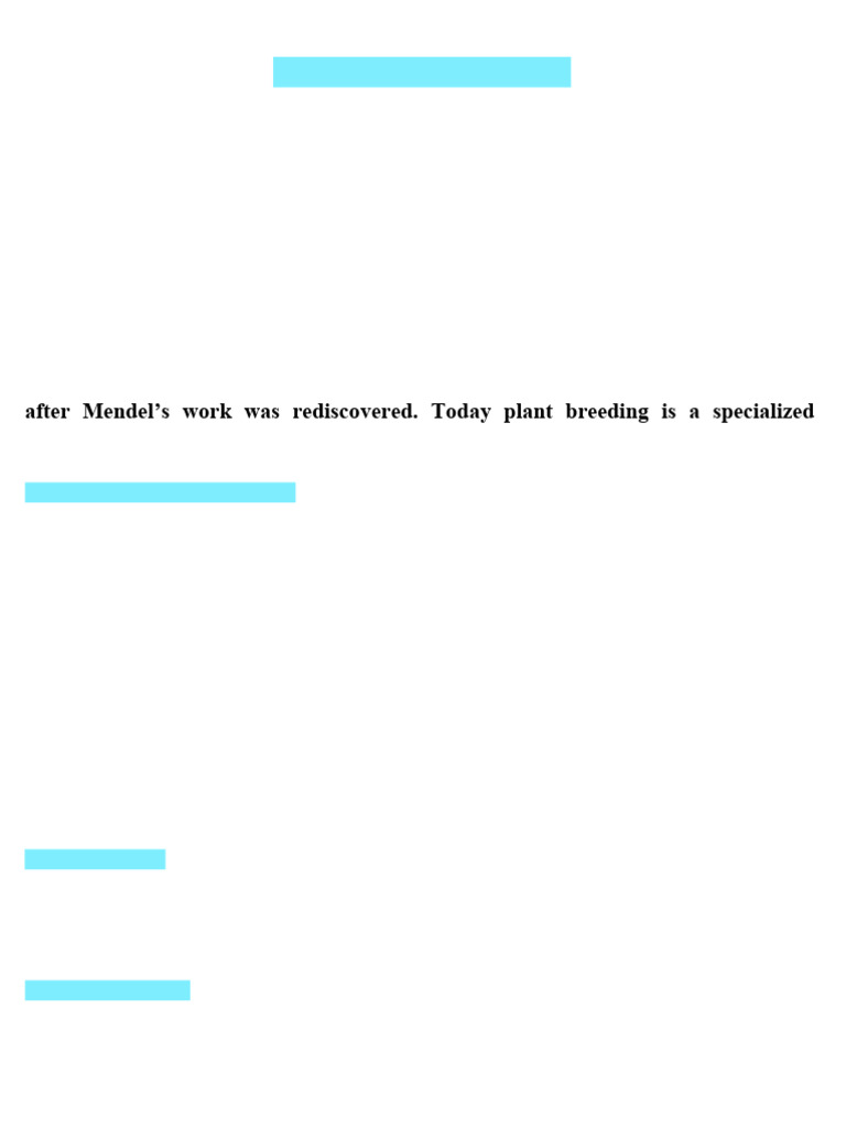 Overview of Plant Breeding Techniques | PDF | Sexual Reproduction ...