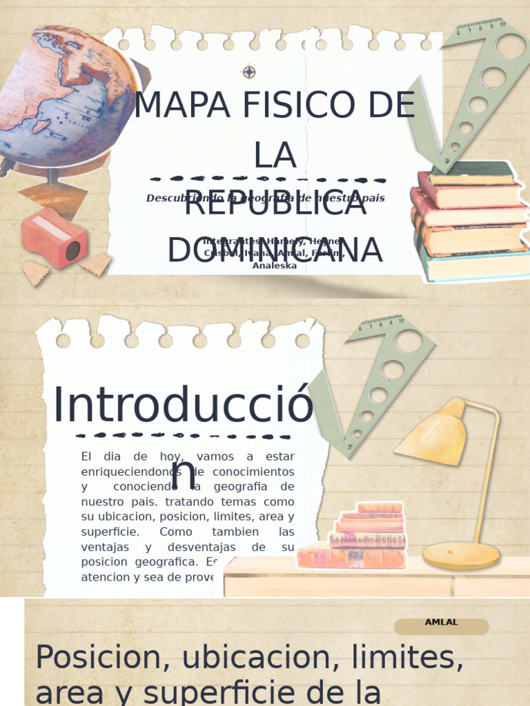 Mapa físico de la República Dominicana | PDF | caribe | República ...