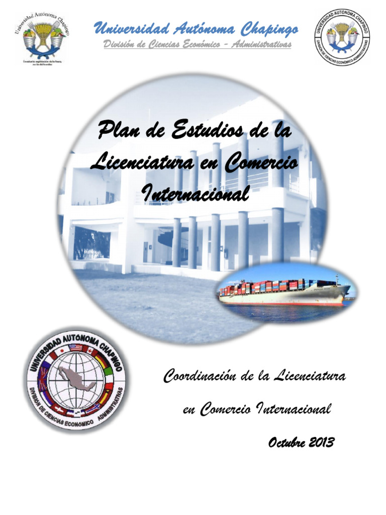 Plan de Estudios en Comercio Internacional | PDF | Plan de estudios ...