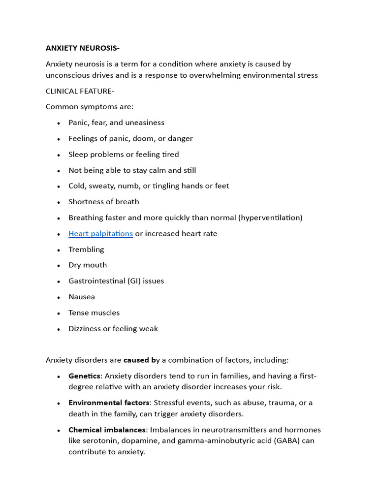 Psychiatric Disorder Types | PDF | Anxiety | Obsessive–Compulsive Disorder