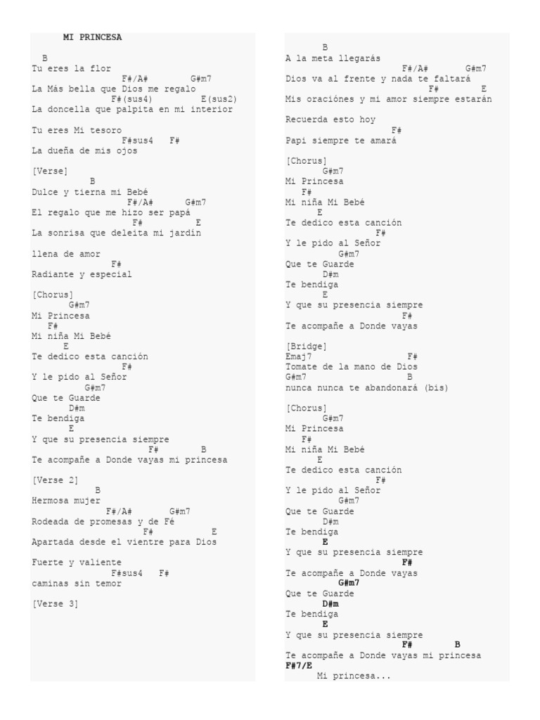 Mi Princesa | PDF