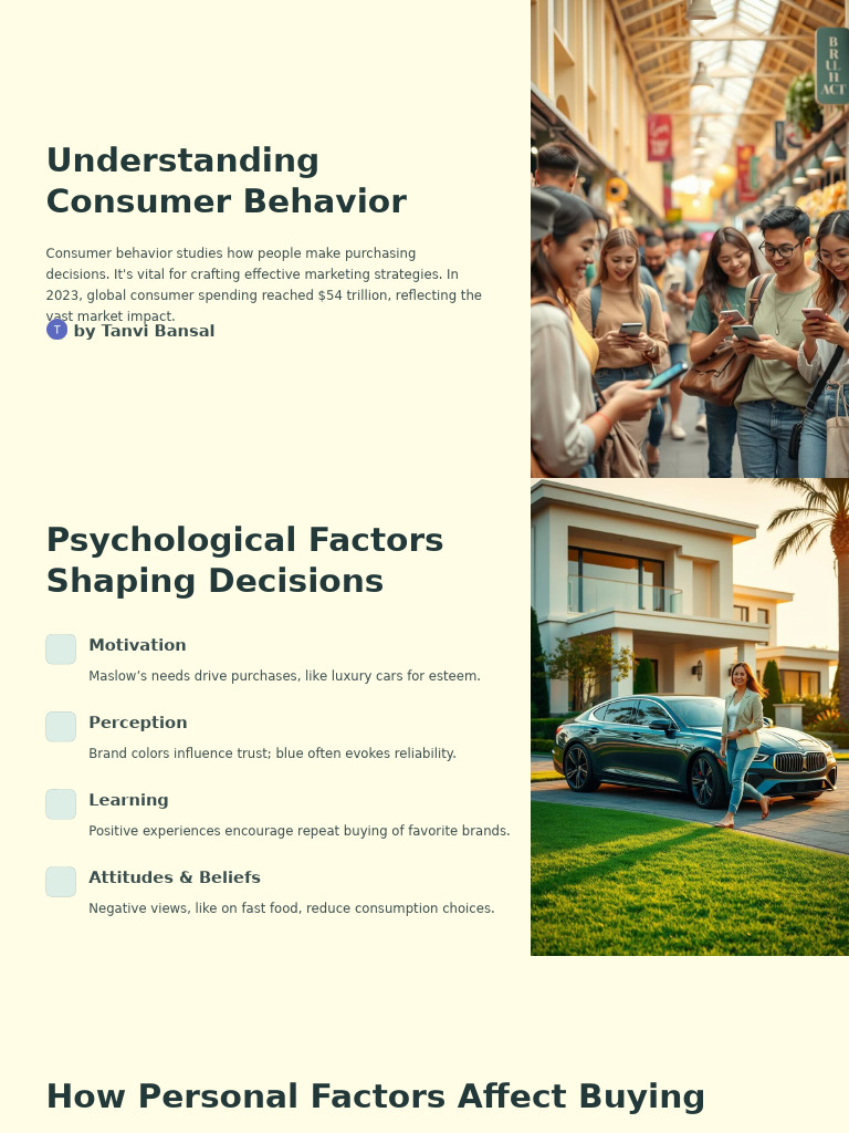 Understanding Consumer Behavior Trends | PDF | Consumer Behaviour ...