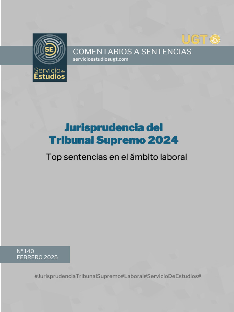 Top Sentencias Laborales 2024 | PDF | Derecho laboral | Caso de ley