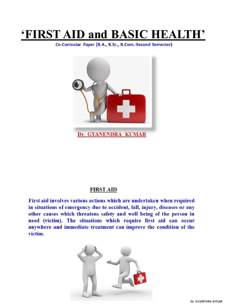 First Aid (Unit-I) | PDF