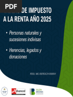 Tablas de Impuesto a la Renta 2025 | PDF
