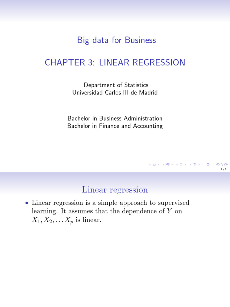 Vapitulo 3 Big Data | PDF | Errors And Residuals | Standard Error