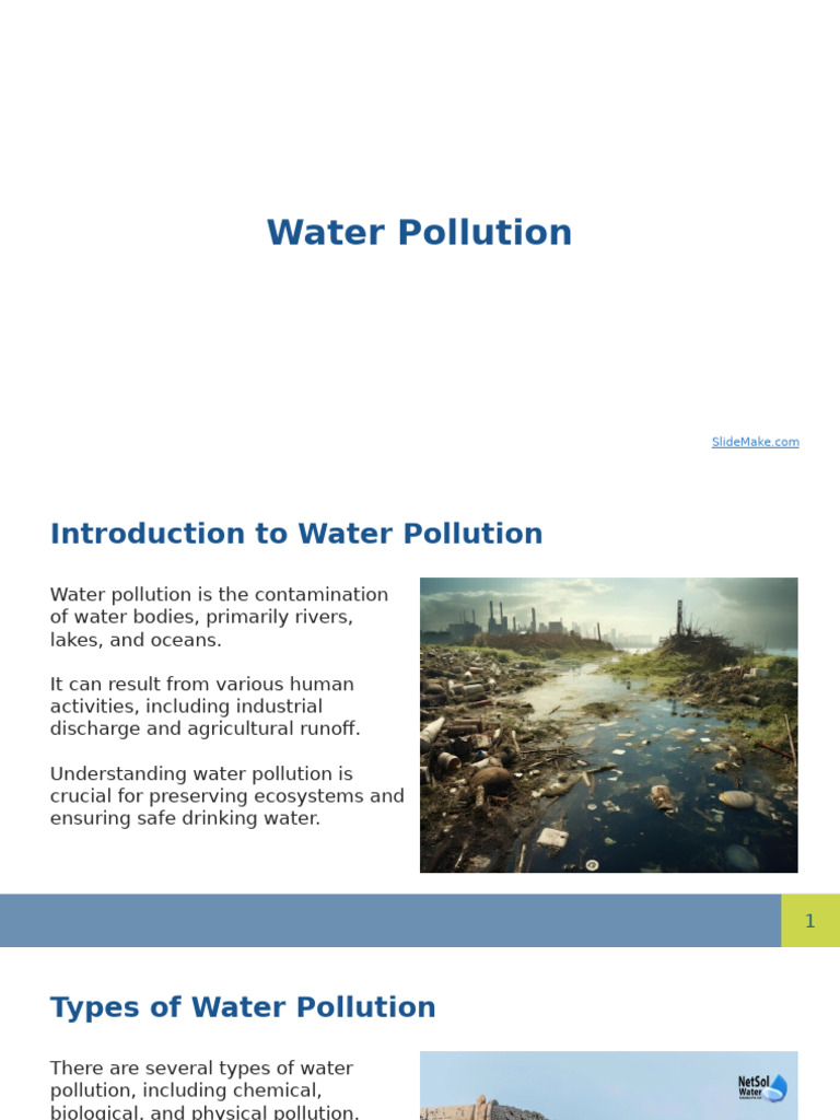 Water Pollution | PDF | Water Pollution | Eutrophication