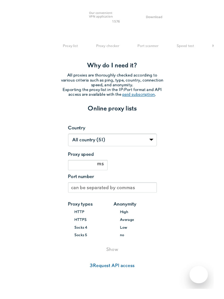 Free Anonymous Proxy List Download | PDF | Proxy Server | Port ...