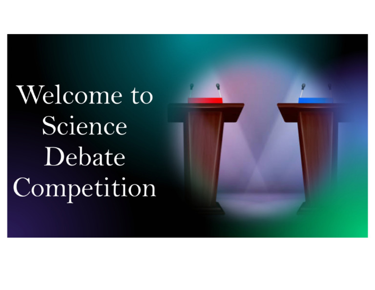 Debate Competition Pdf