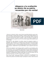 Sobre La Diaspora y La Ocultacion Moriscas Dentro de Su Patria Hechos y Recuerdos Por Via Verbal