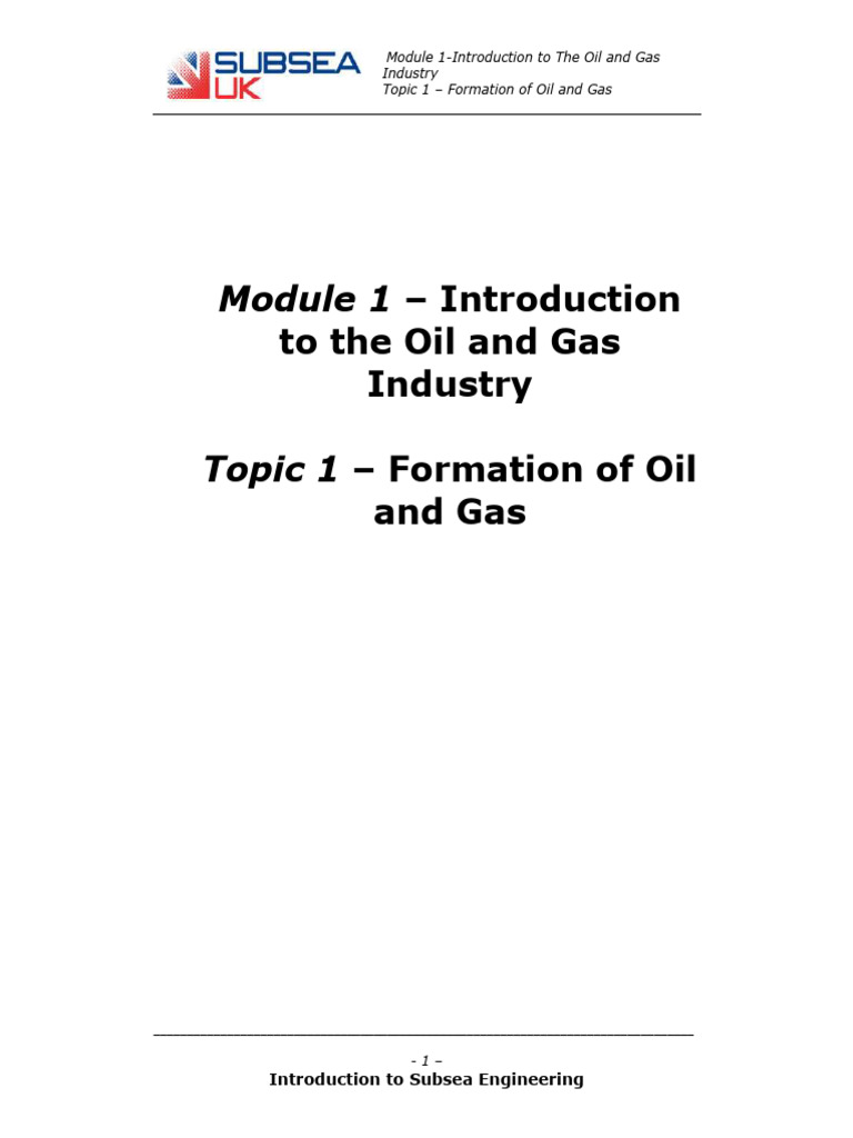 Formation of Oil and Gas Explained | PDF | Petroleum Reservoir ...