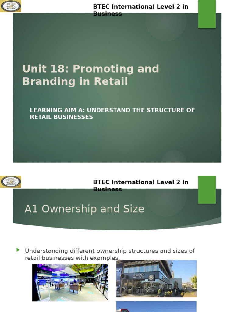 Retail Business Structures Explained | PDF | Retail | Franchising