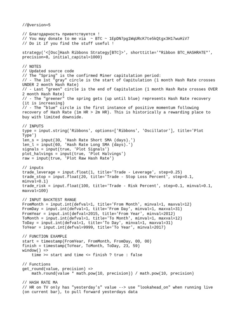 Ribbon BTC_HASHRATE | PDF | Computer Programming | Software Engineering