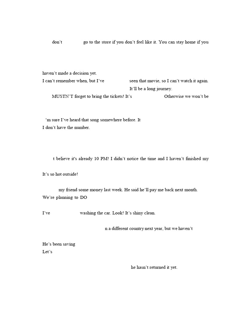 PDF - GO - Pre-Int Units 1-5 Exercises Part II Key | PDF
