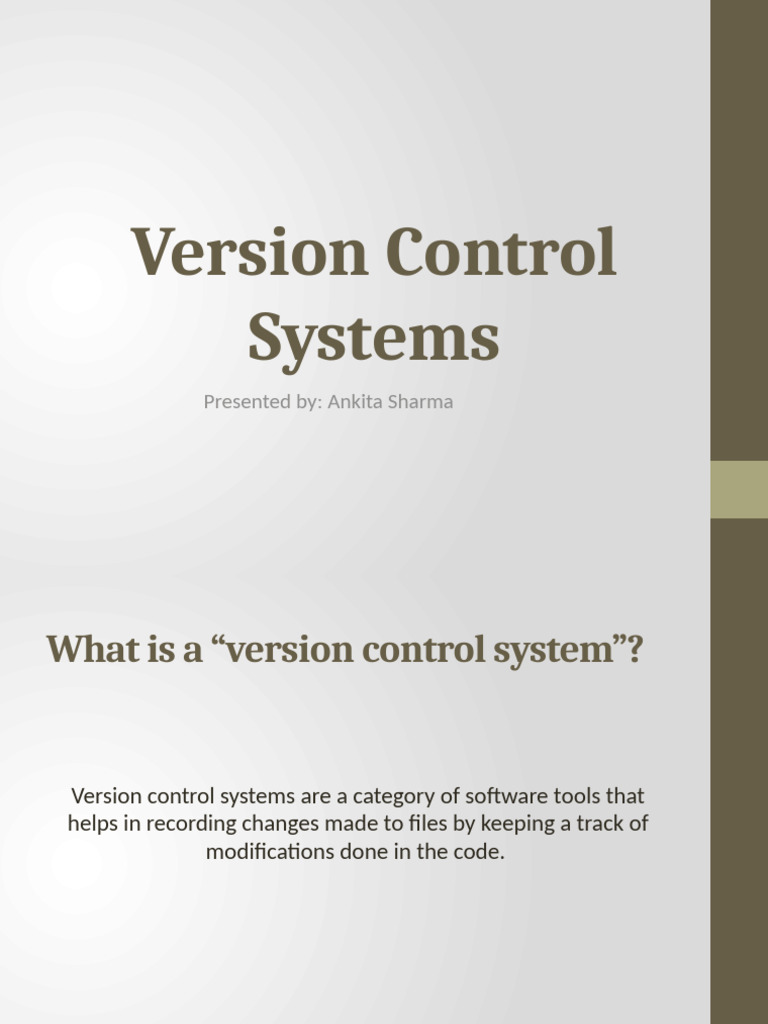 Version Control Systems | PDF | Version Control | Computing