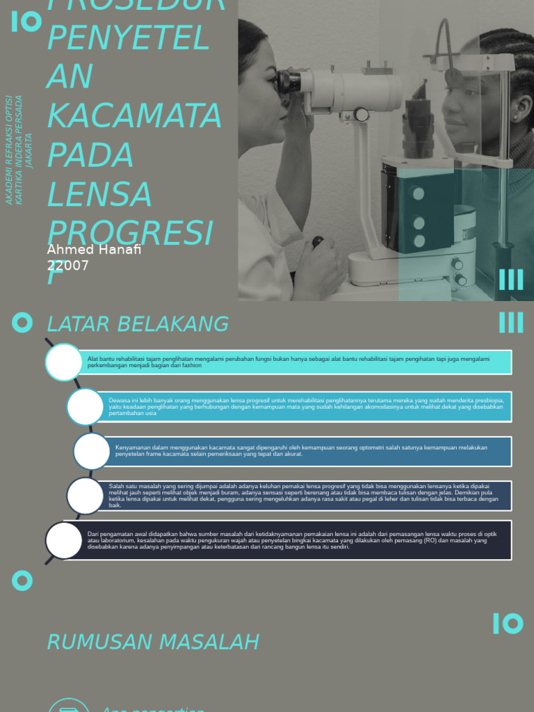 Prosedur Penyetelan Lensa Progresif | PDF