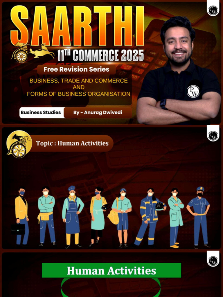 Business, Trade & Commerce - Forms of Business Organization - Class ...