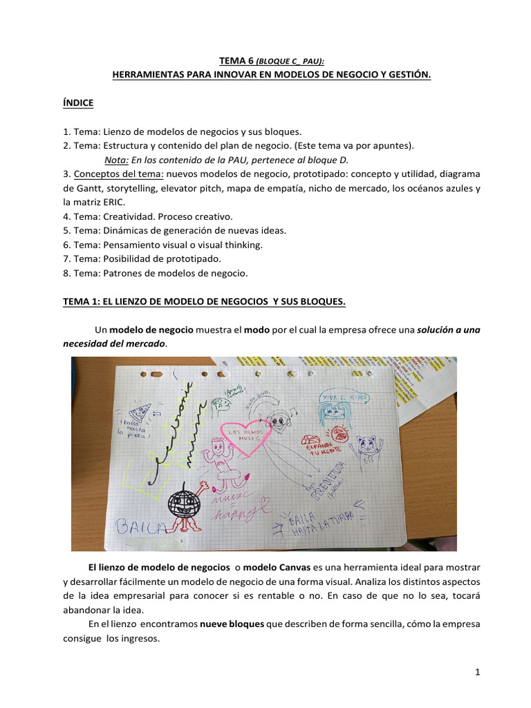 Innovación en Modelos de Negocio y Gestión | PDF | Creatividad | Modelo ...
