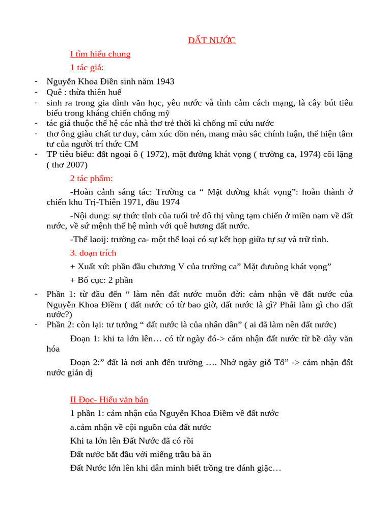 Dat Nuoc | PDF