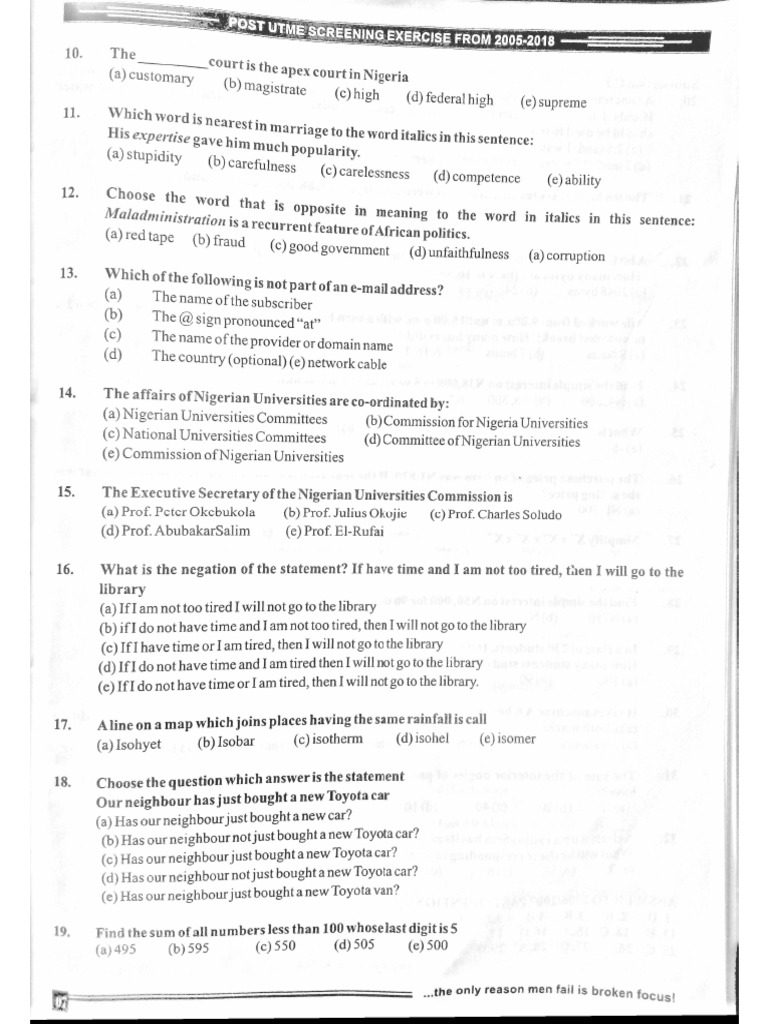 Past Question OoU | PDF