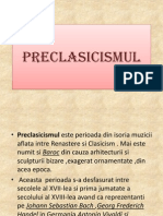 Preclasicismul