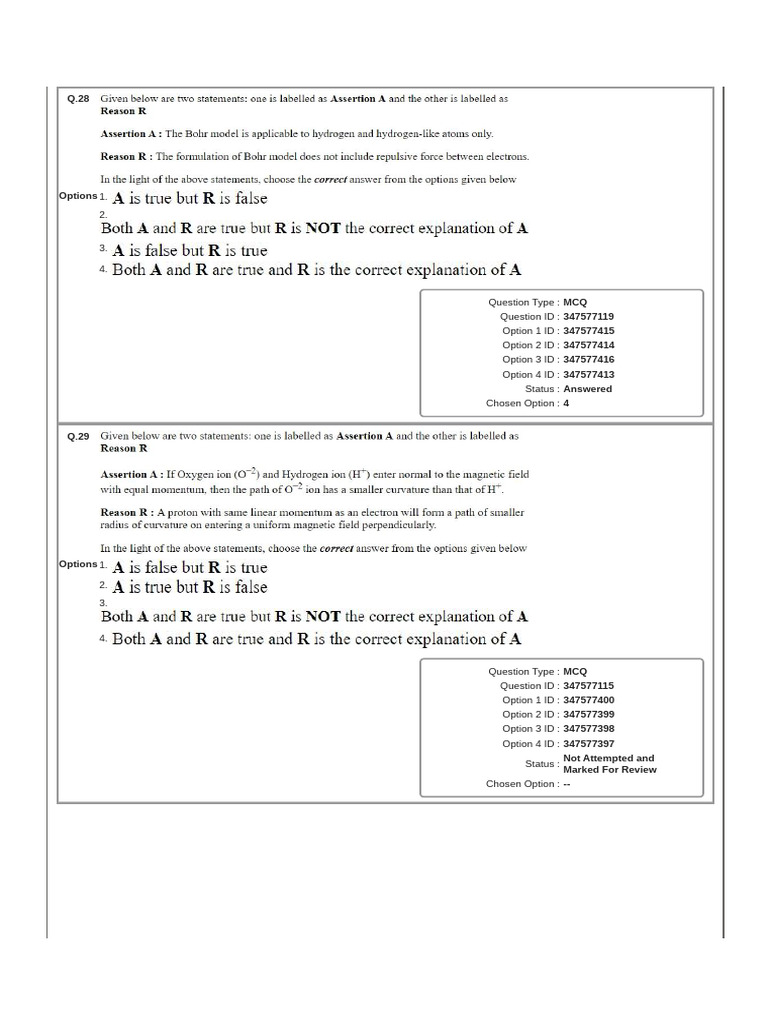 JEE Mains April 2025 Question Paper | PDF