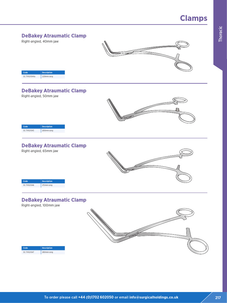 SH Catalogue - Thoracic-7 | PDF
