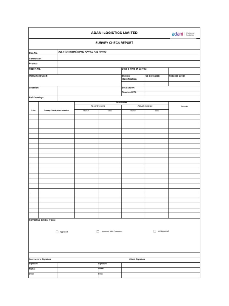 32.ALL - Survey Check Report | PDF