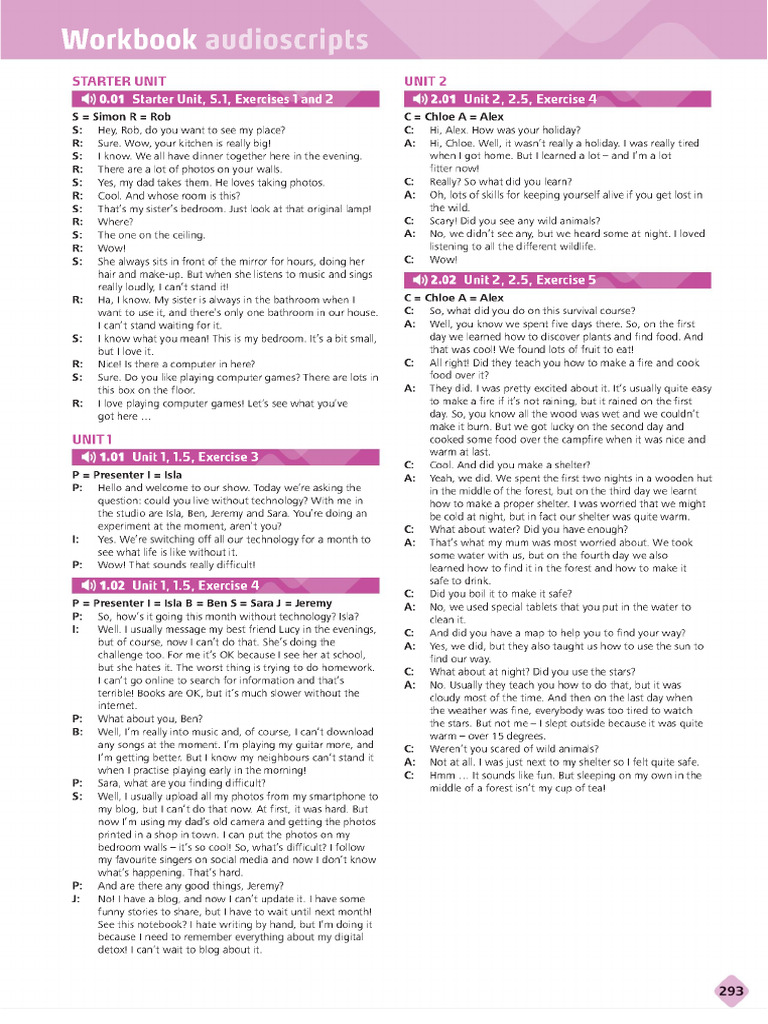 WB Audioscripts | PDF