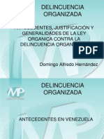 delincuencia organizada - antecedentes-delitos-investigación