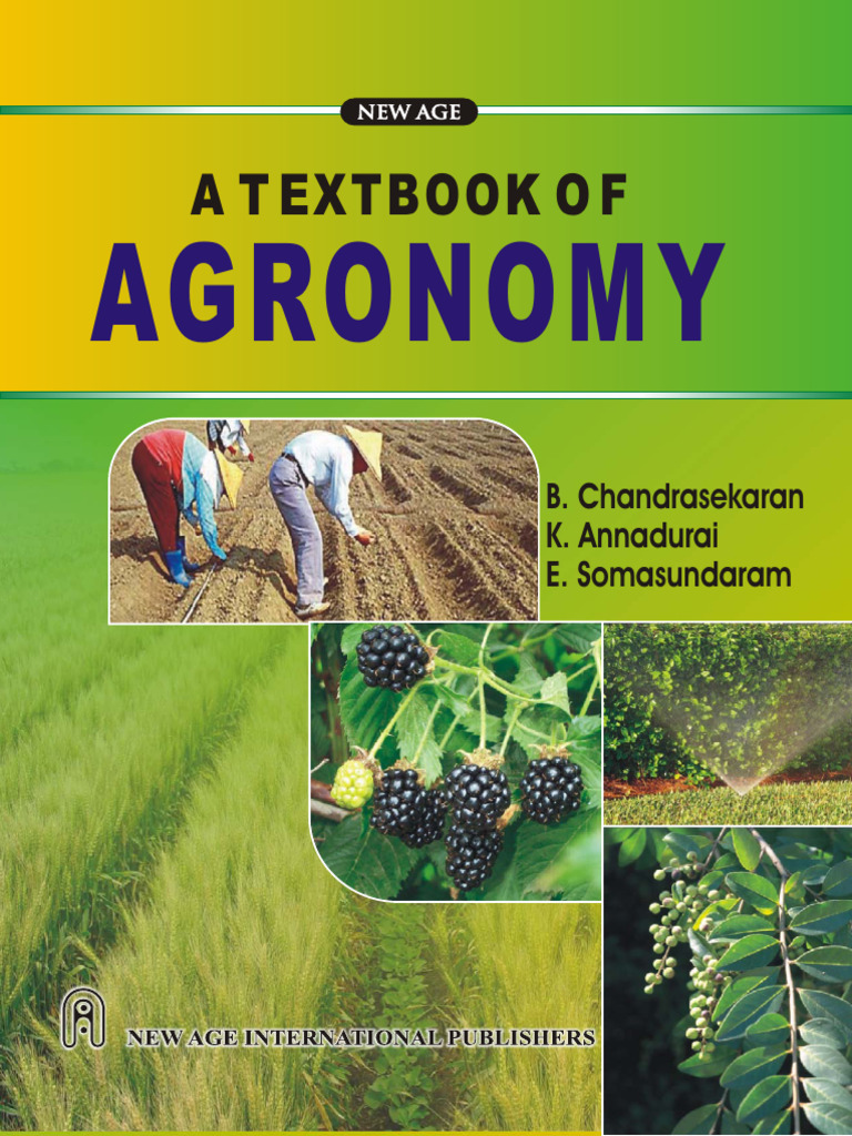 Textbook of Agronomy Overview | PDF | Agriculture | Crops
